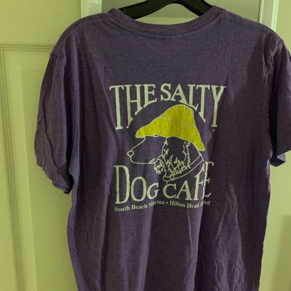 purple salty dog cafe t shirt - Picture 2 of 3